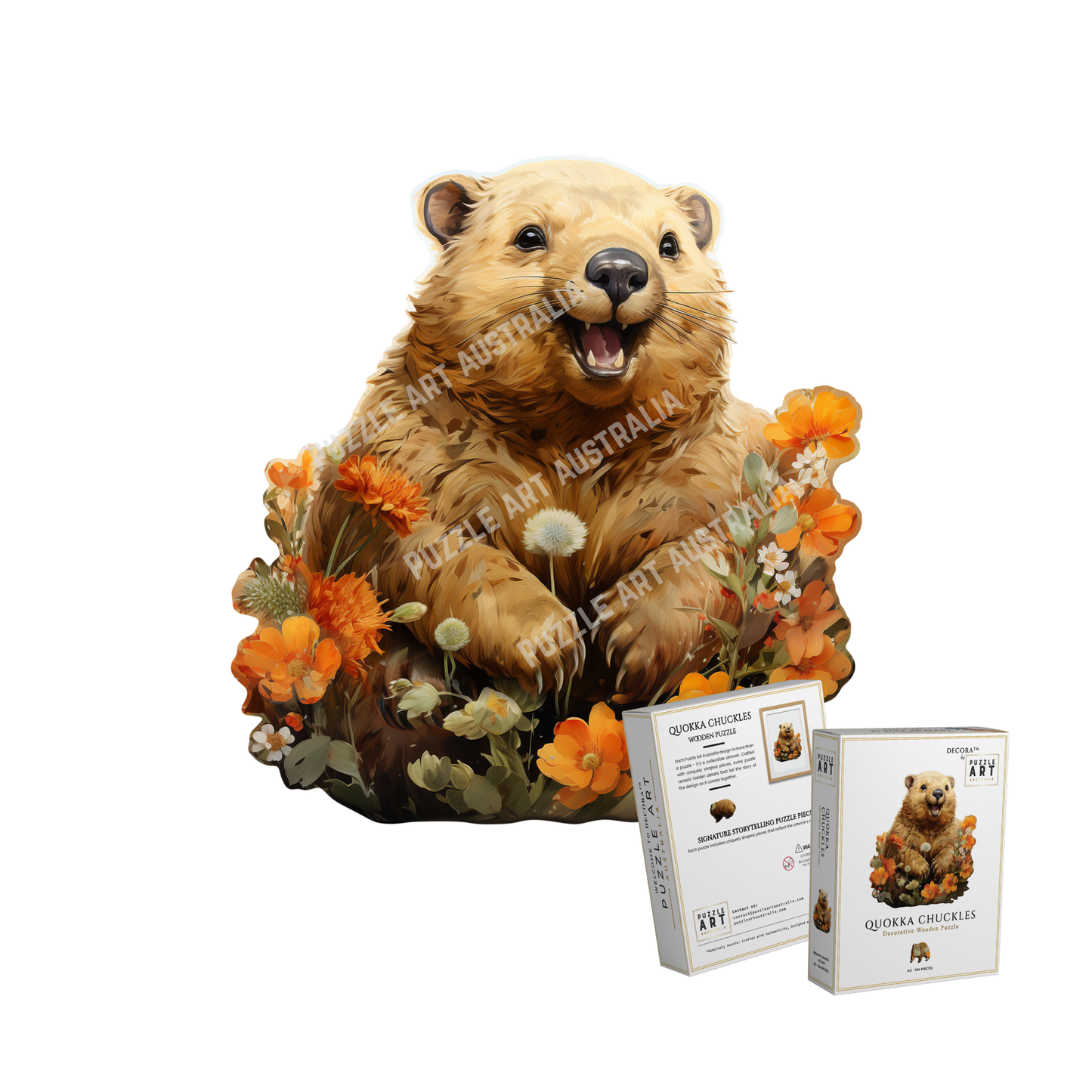 Quokka Chuckles Wooden Puzzle