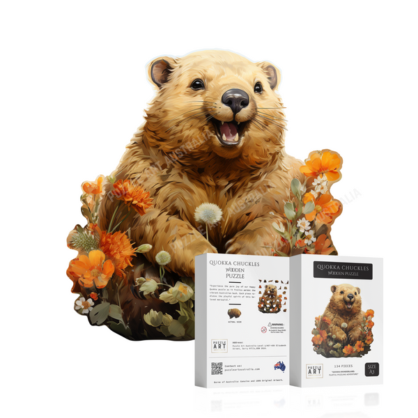 Quokka Chuckles Wooden Puzzle