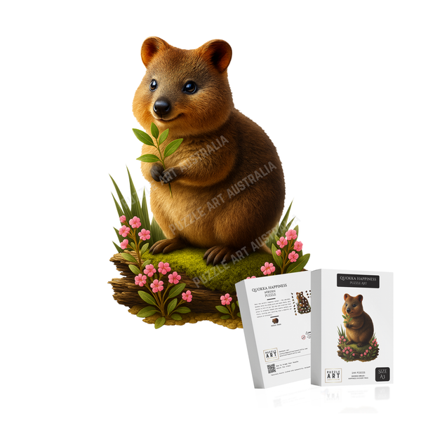 Quokka Happiness Wooden Puzzle