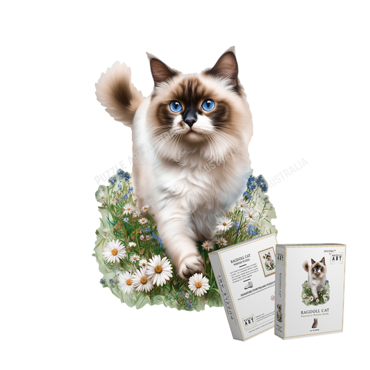 Ragdoll Cat Wooden Puzzle
