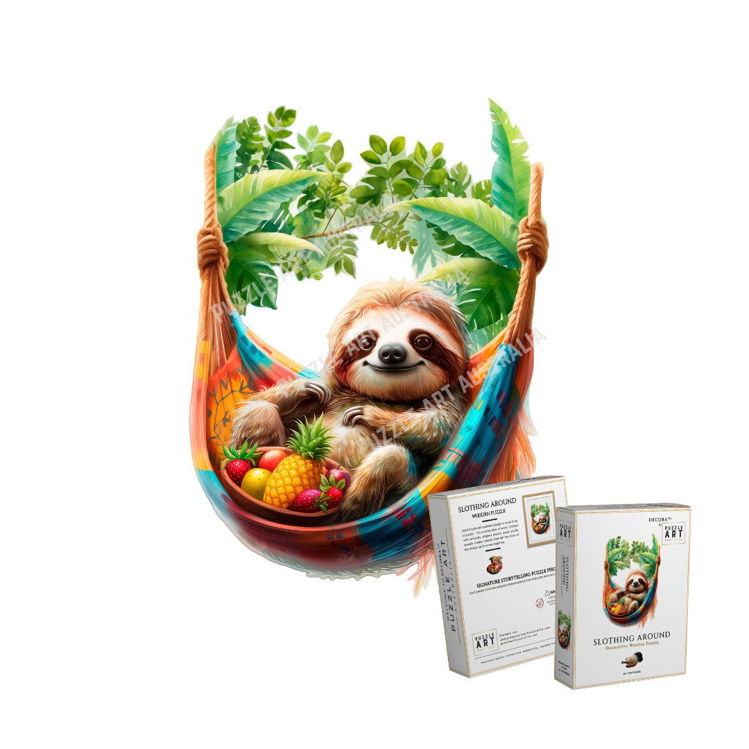 Slothing Around Wooden Puzzle