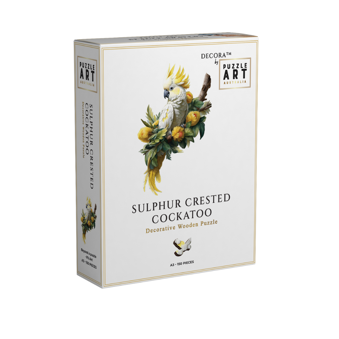 Sulphur Cockatoo Wooden Puzzle
