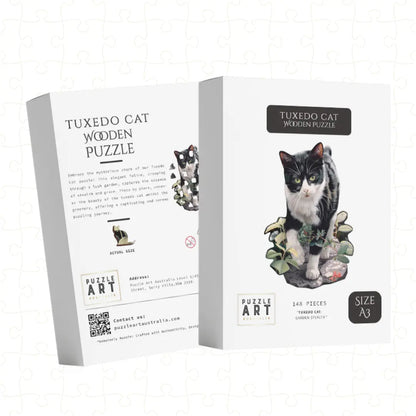 Tuxedo Cat Puzzle Art Australia