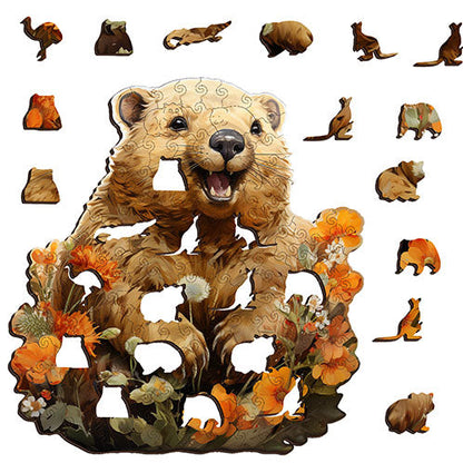 Quokka Chuckles Puzzle Art Australia