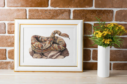 Brown Snake Puzzle Art Australia