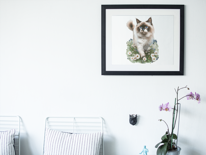 Ragdoll Cat Puzzle Art Australia