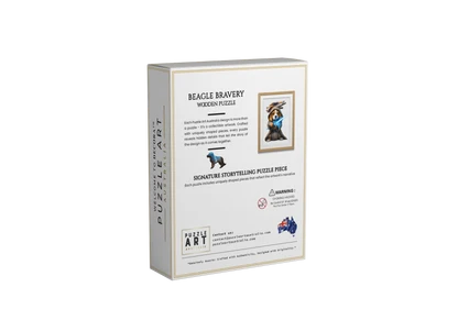 Beagle Bravery Wooden Puzzle