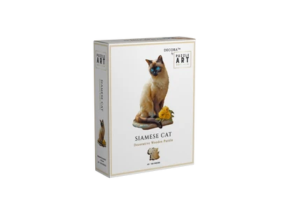 Siamese Cat Wooden Puzzle