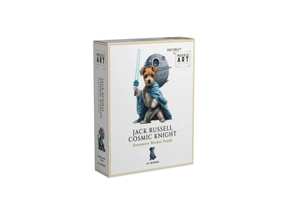 Jack Russell Force Knight Wooden Puzzle