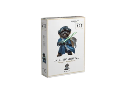 Galactic Shih Tzu Wooden Puzzle