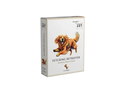 Fetching Retriever Wooden Puzzle