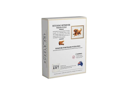 Fetching Retriever Wooden Puzzle