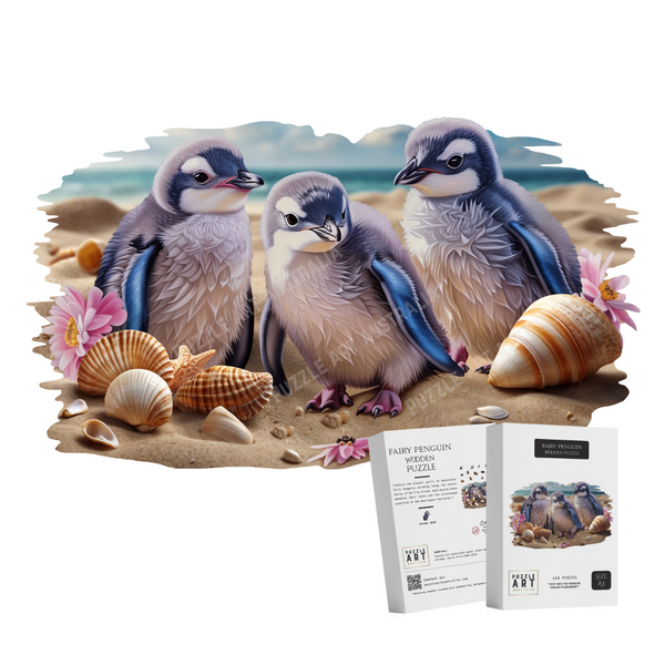 Fairy Penguin Wooden Puzzle