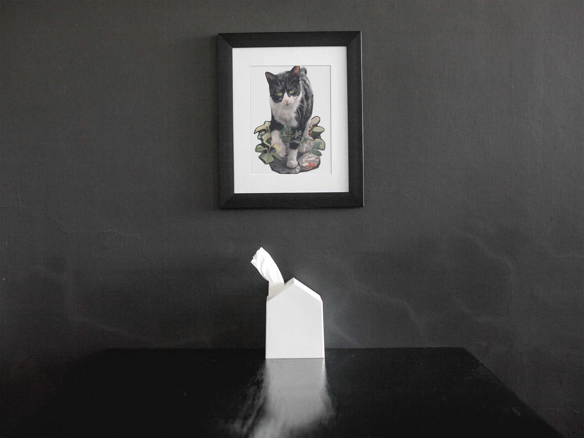 Tuxedo Cat Puzzle Art Australia
