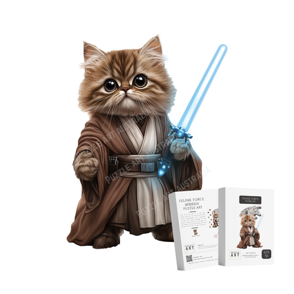 Galactic Whiskers Wooden Puzzle