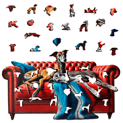 Greyhounds retire Puzzle Art Australia