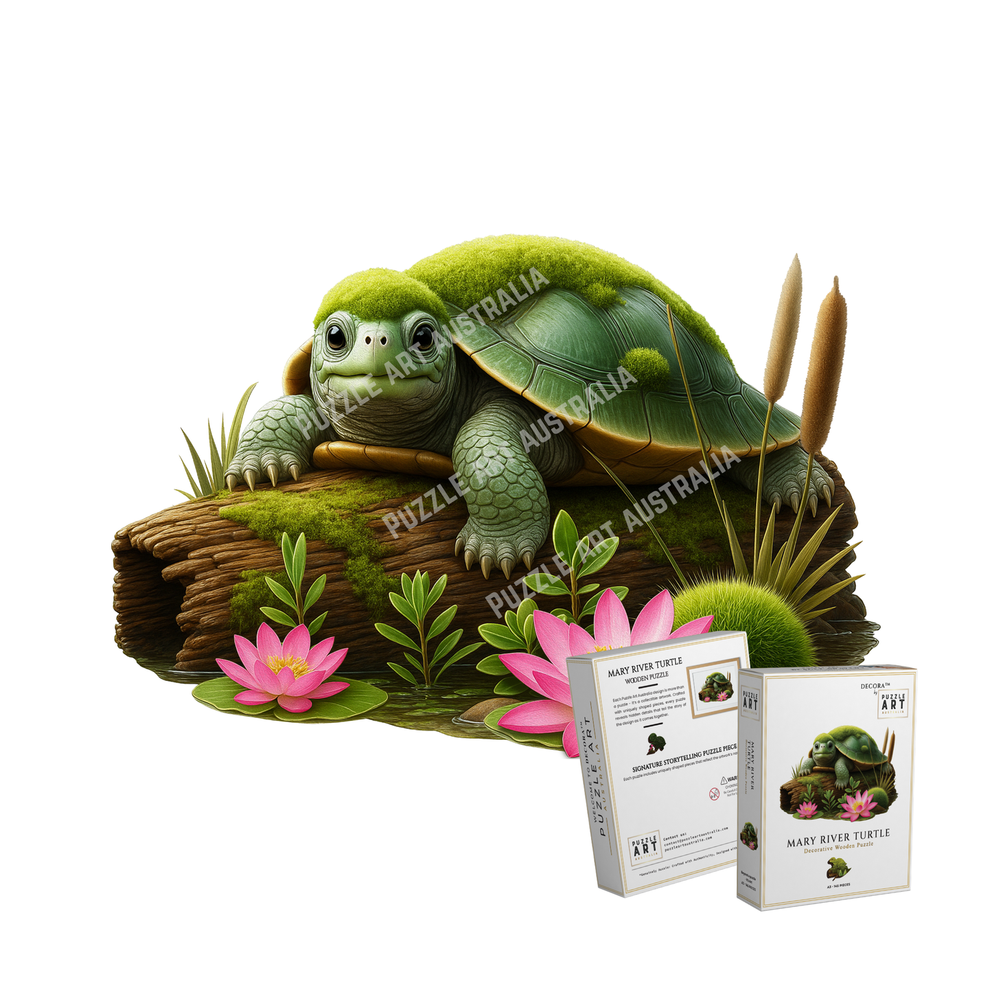 Mary River Turtle Wooden Puzzle