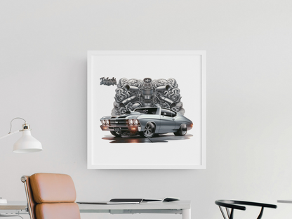1970 Chevrolet Chevelle SS Puzzle Art Australia