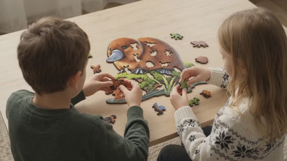 Platypus Dreaming Wooden Puzzle