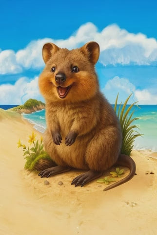 Quokka Selfie ~ Wooden Art Puzzle