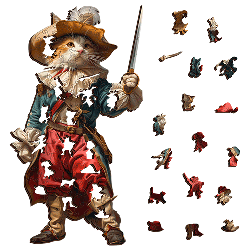 Puss in boots Puzzle Art Australia