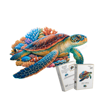 Reef Turtle Wooden Puzzle