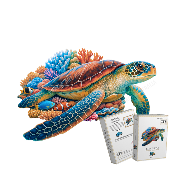 Reef Turtle Wooden Puzzle