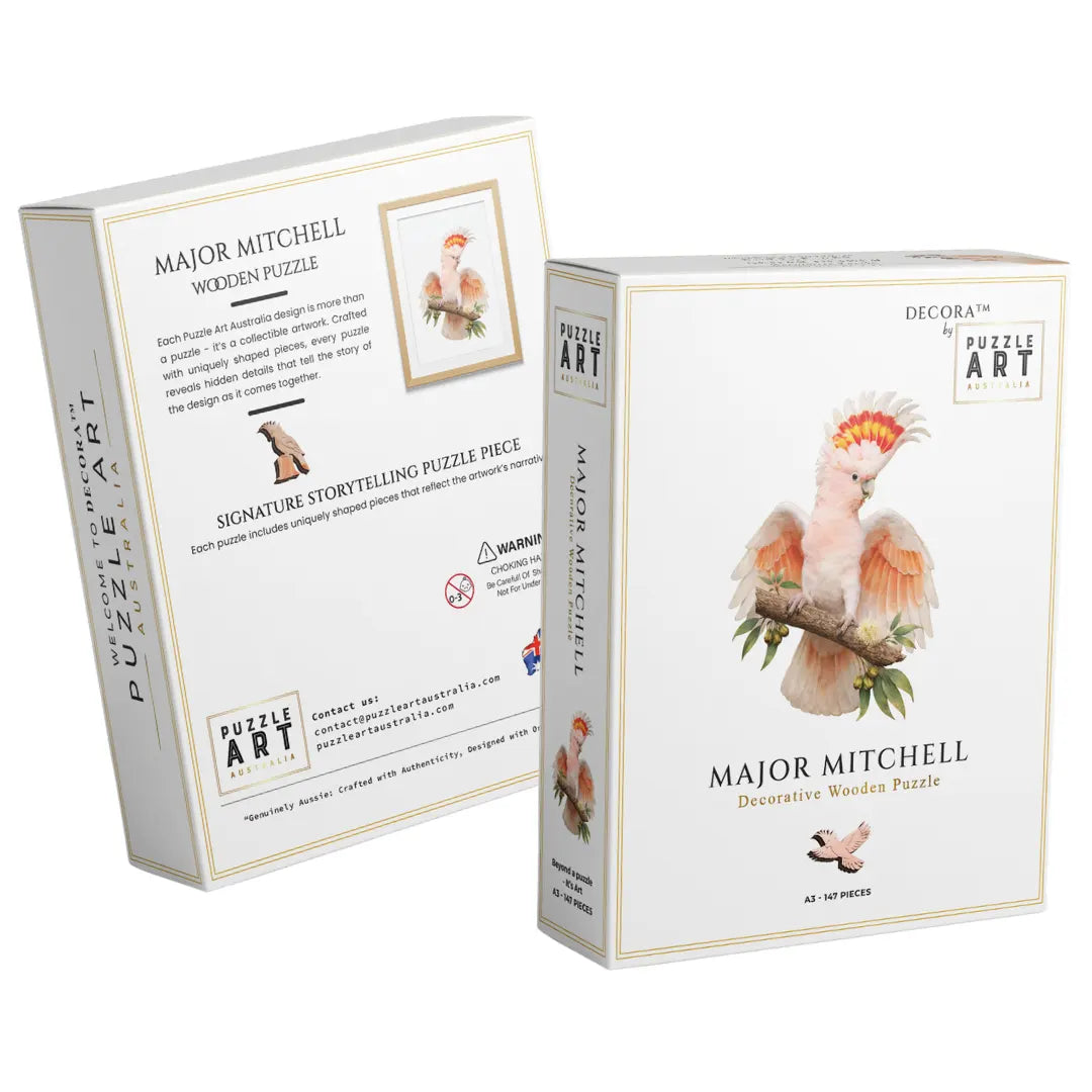 Major Mitchell's Cockatoo Wooden Puzzle